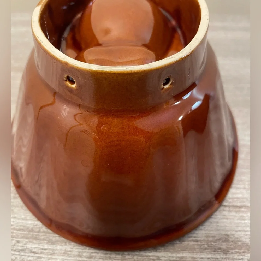 Williams Sonoma Brown Ceramic Pineapple Mold Wall Hanging